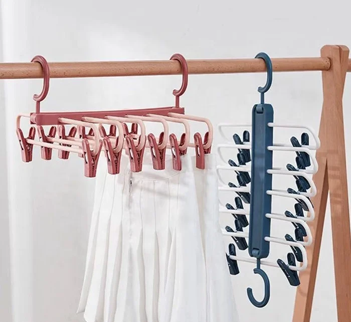 Plastic Closet Space Saving Folding Home Storage Racks Travel Magic Creative Clothes Hanger
Plastic Closet Space Saving Folding Home Storage Racks Travel Magic Creative Clothes Hanger