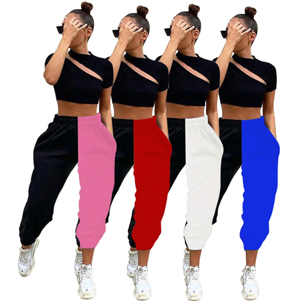 Sweatpants Women White and Black Long Pants for Ladies Drawstring Winter Autumn Fall Jogger Hiking Sport Bottoms Female RS00299 
Sweatpants Women White and Black Long Pants for Ladies Drawstring Winter Autumn Fall Jogger Hiking Sport Bottoms Female RS00299