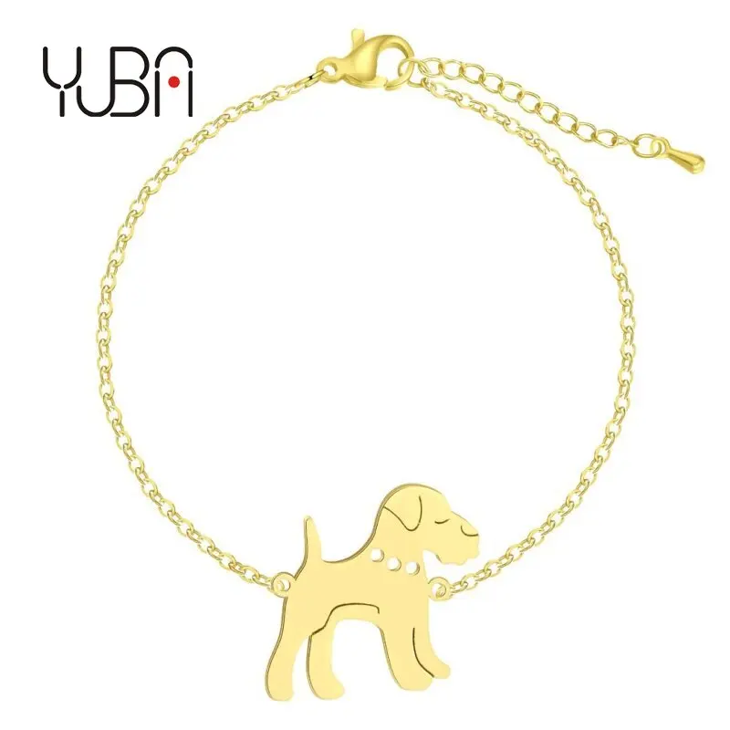 2021 New Design Stainless Steel Cute Schnauzer Dog Braceletwholesale, As the picture
2021 New Design Stainless Steel Cute Schnauzer Dog Braceletwholesale, As the picture