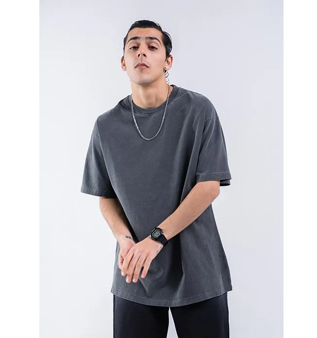 Pigment Dye Vintage T Shirt LOW MOQ Custom Print Logo Heavy Weight Oversized Wash Black T Shirt For Men
Pigment Dye Vintage T Shirt LOW MOQ Custom Print Logo Heavy Weight Oversized Wash Black T Shirt For Men
