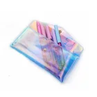 Zipper Bag Pvc Hot Selling Custom Print Fashionable Pencil Bag Laser PVC Pencil Pouch