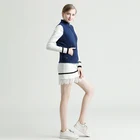 waterproof rechargeable battery women heated fleece vest
