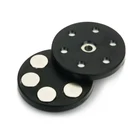 vehicle mounted rubber coated magnets threaded rod magnet