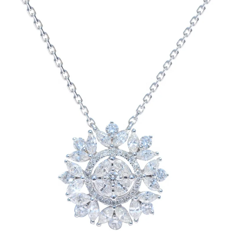 Luxury Pendant Necklaces For Women Flower Crystal Necklaces Shiny Wedding Jewelry Accessories Anniversary gift
Luxury Pendant Necklaces For Women Flower Crystal Necklaces Shiny Wedding Jewelry Accessories Anniversary gift
