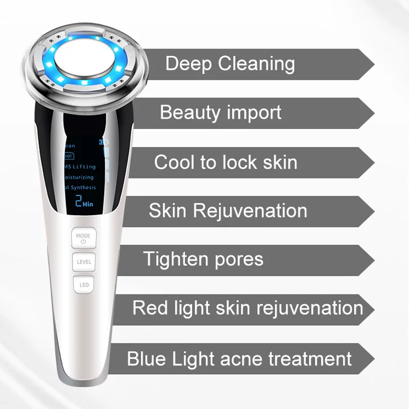 guangzhou photon light therapy machine portable facial skin tightening nourishing massager beauty equipment skin toning device, White+pink
guangzhou photon light therapy machine portable facial skin tightening nourishing massager beauty equipment skin toning device, White+pink