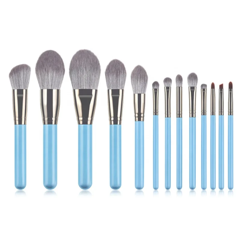 13pcs Professional Makeup Brush Set Blue Wooden Handle Foundation Blush Powder Brush New Arrival Cosmetic
13pcs Professional Makeup Brush Set Blue Wooden Handle Foundation Blush Powder Brush New Arrival Cosmetic