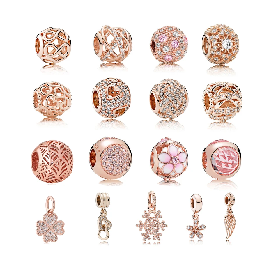 New Product Rose Gold Charm 925 sterling silver designer charms for diy bracelets jewelry making, As pic
New Product Rose Gold Charm 925 sterling silver designer charms for diy bracelets jewelry making, As pic