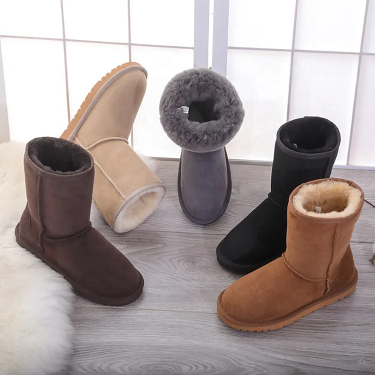2021 Custom Comfortable Fur Sheepskin warm Classic Genuine Leather Durable Winter Boots, Black,walnut,grey,sand,pink or as your request
2021 Custom Comfortable Fur Sheepskin warm Classic Genuine Leather Durable Winter Boots, Black,walnut,grey,sand,pink or as your request