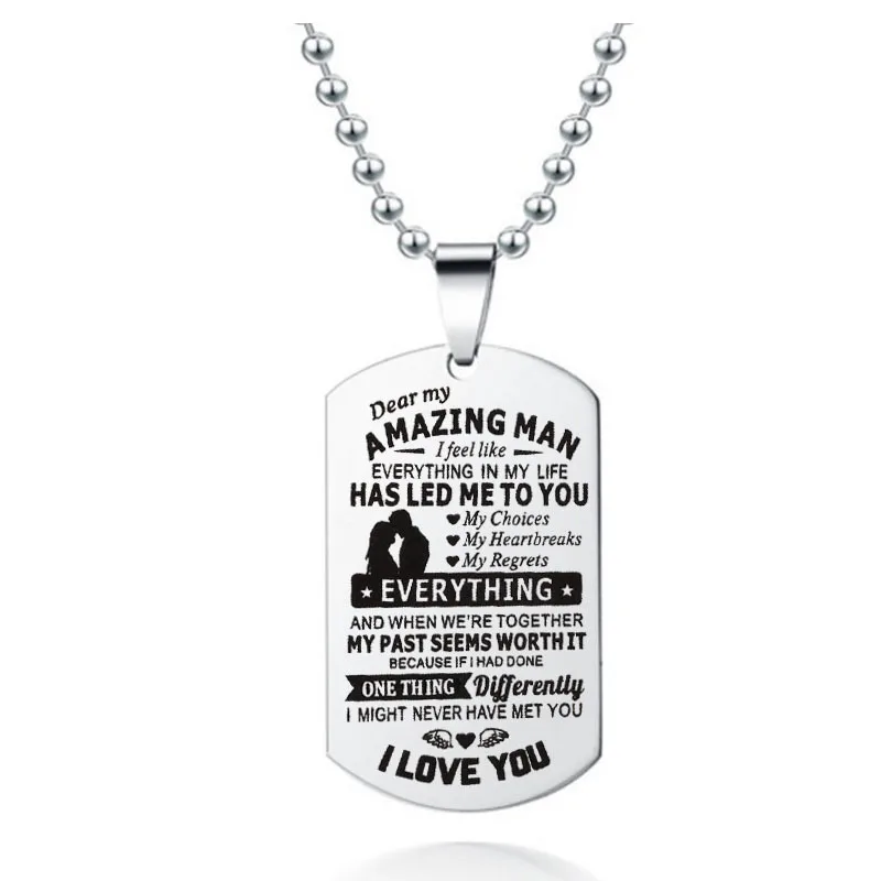 Hot sale Dear My Amazing Mom stainless steel MOM necklace key ring stainless steel square brand pendant necklace, Silver
Hot sale Dear My Amazing Mom stainless steel MOM necklace key ring stainless steel square brand pendant necklace, Silver