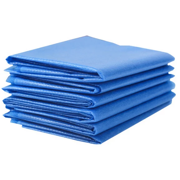 

Disposable nonwoven waterproof white blue medical bed sheet massage table cover