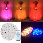 Table Decoration Decoration Multicolor Led Under Table Vase Wedding Decoration Centerpiece Light Base