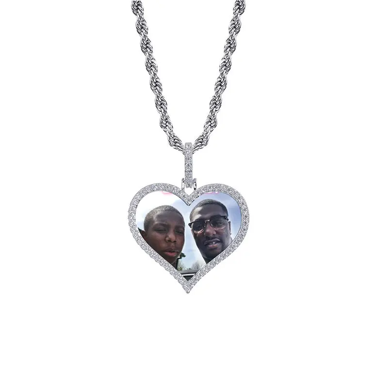 hip hop style heart shape custom photo pendant bling diamond zircon necklaces jewelry chain men bracelet diamond, Silver, gold, rose gold
hip hop style heart shape custom photo pendant bling diamond zircon necklaces jewelry chain men bracelet diamond, Silver, gold, rose gold