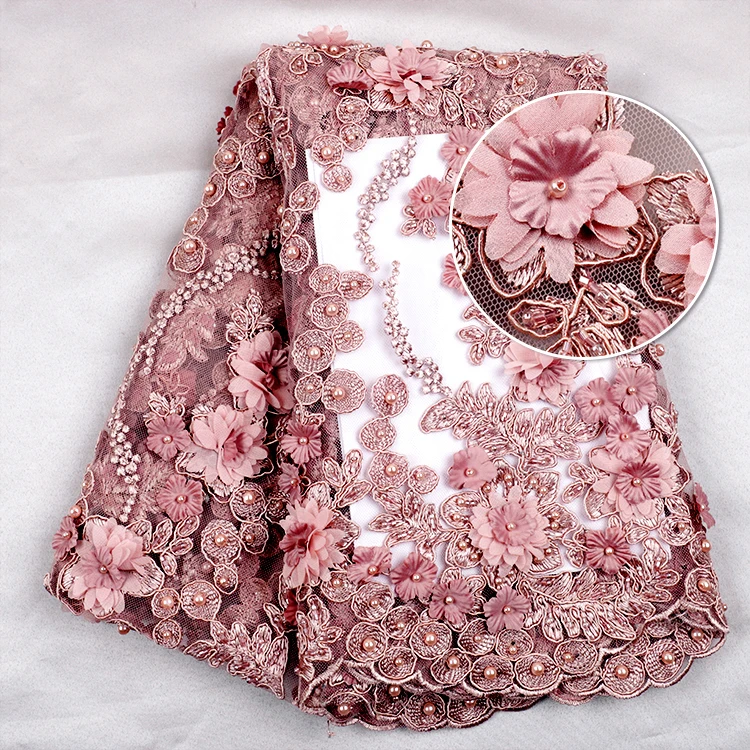 HO149 2021 new design Colorful luxury mesh lace dress fabric flower 3d beaded embroidered lace fabric for dress
HO149 2021 new design Colorful luxury mesh lace dress fabric flower 3d beaded embroidered lace fabric for dress