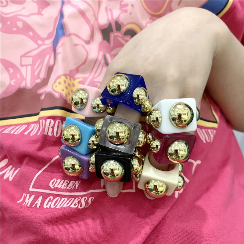 Colorful Resin Chunky Art Colorful Resin Ring Jewelry Twisted Korean Ins Hot Selling Women Chunky Resin Rings, Siver,steel corol, gold, rose gold,customized
Colorful Resin Chunky Art Colorful Resin Ring Jewelry Twisted Korean Ins Hot Selling Women Chunky Resin Rings, Siver,steel corol, gold, rose gold,customized