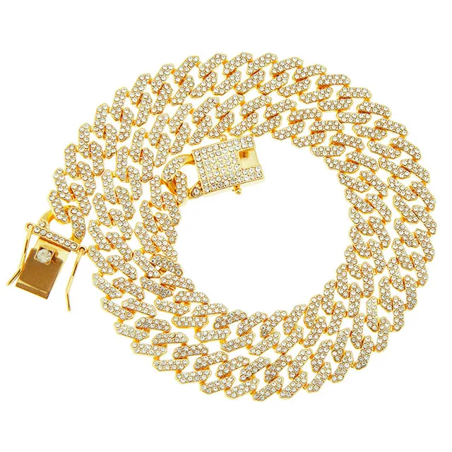 Full Diamond Rhombus Cuban Chain Necklace Trendy Cool Colored Diamond Accessory Pendant
Full Diamond Rhombus Cuban Chain Necklace Trendy Cool Colored Diamond Accessory Pendant