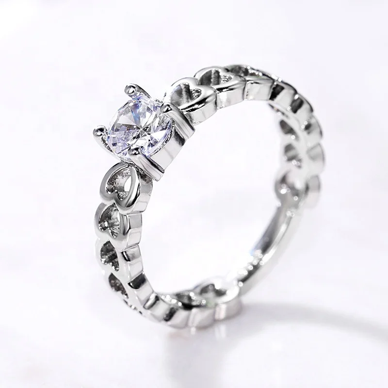 Hollow Love Heart Couple Rings for Women Micro Paved Shiny White Zircon Women Rings Wedding party Anniversary Gift Jewelry, Picture shows
Hollow Love Heart Couple Rings for Women Micro Paved Shiny White Zircon Women Rings Wedding party Anniversary Gift Jewelry, Picture shows
