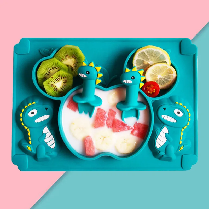 GC BPA Free Dinosaur Complementary Food Bowl Silicone Baby Plate Anti-drop and high temperature resistant children's tableware
GC BPA Free Dinosaur Complementary Food Bowl Silicone Baby Plate Anti-drop and high temperature resistant children's tableware