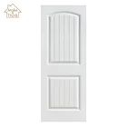 Chinese interior primed wooden bedroom rasied panel door skin