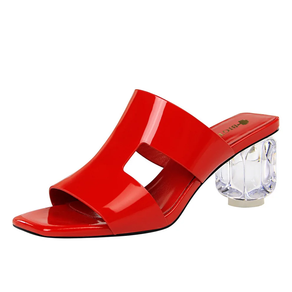 Summer Women Block Fetish 6.5cm High Heels Yellow Mules Transparent Thick Sandals Female Pumps Clear Low Heels Green Shoes
Summer Women Block Fetish 6.5cm High Heels Yellow Mules Transparent Thick Sandals Female Pumps Clear Low Heels Green Shoes
