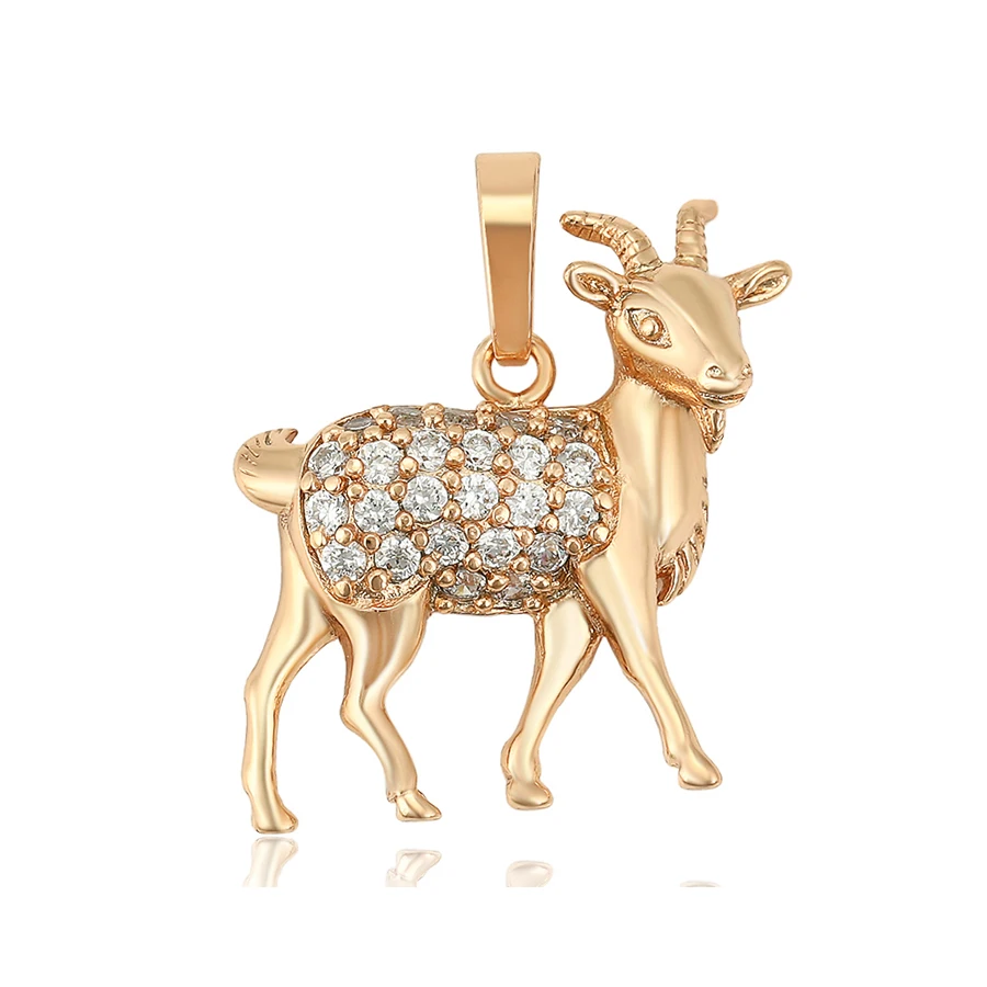 34885 xuping fashion style reindeer shape christmas jewelry simple design animal sheep pendant
34885 xuping fashion style reindeer shape christmas jewelry simple design animal sheep pendant