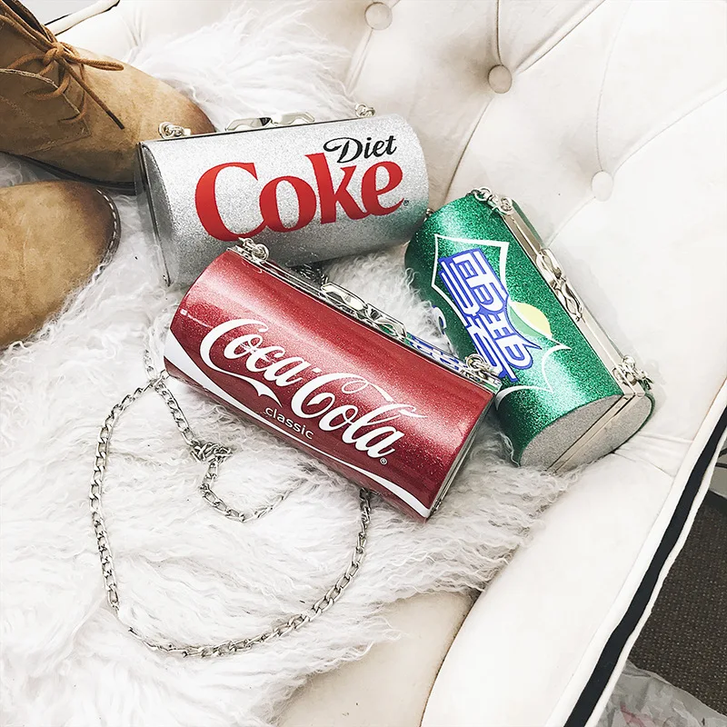 Wholesale summer new personality letter can single shoulder bag clip mouth coke small bag, Picture color , can be customized
Wholesale summer new personality letter can single shoulder bag clip mouth coke small bag, Picture color , can be customized