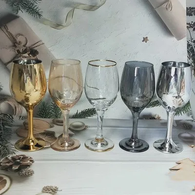 Wine Glasses Cup Reusable Cocktail Transparent Lead Free Cup Western Gold Brim Colorful Electroplated Craft Creative Wine Glass, Customized color
Wine Glasses Cup Reusable Cocktail Transparent Lead Free Cup Western Gold Brim Colorful Electroplated Craft Creative Wine Glass, Customized color