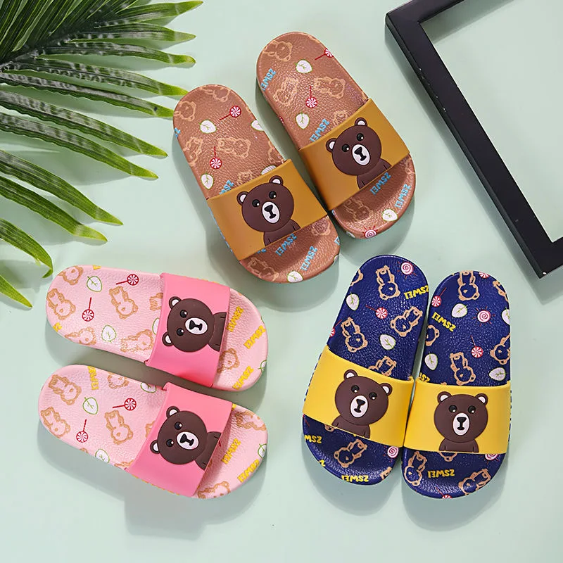 2020 kids house slippers girls and boys children's sandal kids shoes Bear cartoon slides footwear slippers for kids, Blue, brown, pink
2020 kids house slippers girls and boys children's sandal kids shoes Bear cartoon slides footwear slippers for kids, Blue, brown, pink