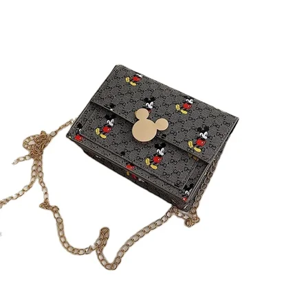 Mickey retro shoulder small square bag fashion shoulder chain messenger bag cartoon printed
Mickey retro shoulder small square bag fashion shoulder chain messenger bag cartoon printed