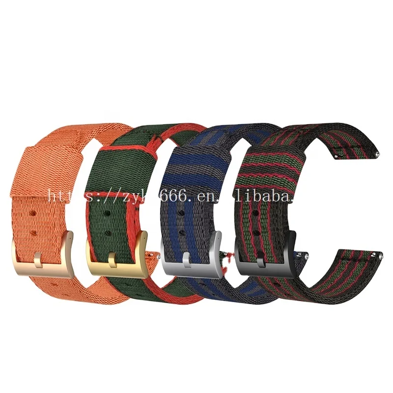 TOP selling High Quality nylon bracelet canvas watch bands 18mm 20mm 22mm 24mm elastic watch strap for Men Women
TOP selling High Quality nylon bracelet canvas watch bands 18mm 20mm 22mm 24mm elastic watch strap for Men Women