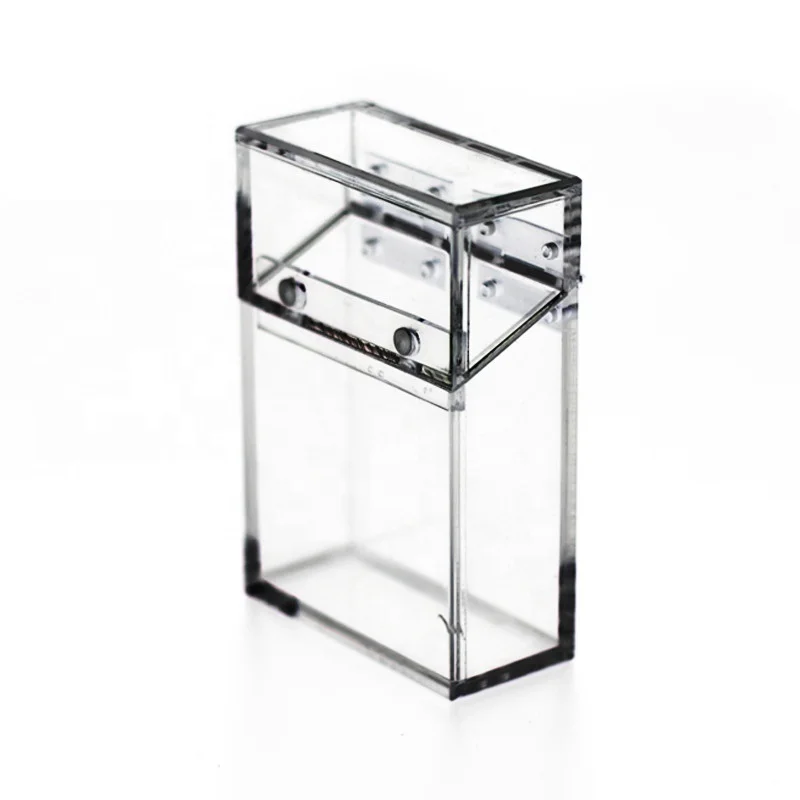 New Smoking Accessory Style Acrylic Cigarette Case Plastic Cigarette Case Clear Box For 15pcs 100 MM Cigarettes, Transparent color
New Smoking Accessory Style Acrylic Cigarette Case Plastic Cigarette Case Clear Box For 15pcs 100 MM Cigarettes, Transparent color