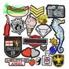 hot sale towel textile hand custom badge patch magnetic bullion wire usa us military security army flag embroidery patches badge