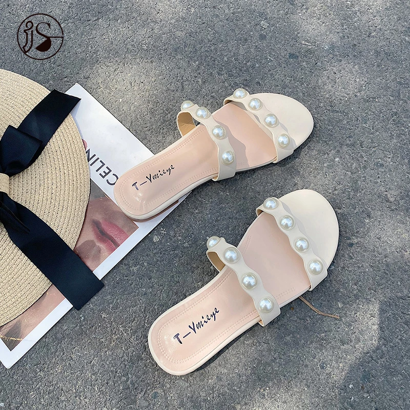Fashion 2021 pearl footwear for women fancy casual woman sandals comfort light weight slippers, Customized color
Fashion 2021 pearl footwear for women fancy casual woman sandals comfort light weight slippers, Customized color