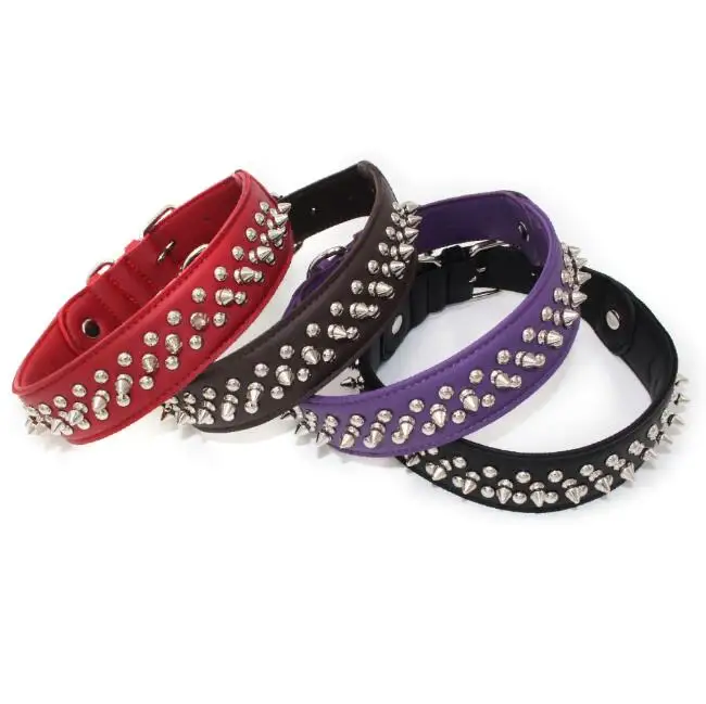 2021 New Fashion Dog Leather Rivet Collar Dogs Cats Customized PU Neck Collar For Pet
2021 New Fashion Dog Leather Rivet Collar Dogs Cats Customized PU Neck Collar For Pet