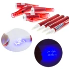 Promotional Invisible Ink Pen With UV Light,Magic Invisible UV Pen For Party Favors
