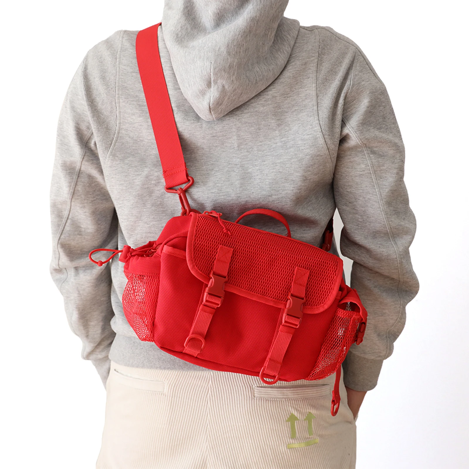 China factory custom logo street Fashion canvas oxford mesh crossbody shoulder sling bag with 2 straps, Black, red, yellow, blue
China factory custom logo street Fashion canvas oxford mesh crossbody shoulder sling bag with 2 straps, Black, red, yellow, blue