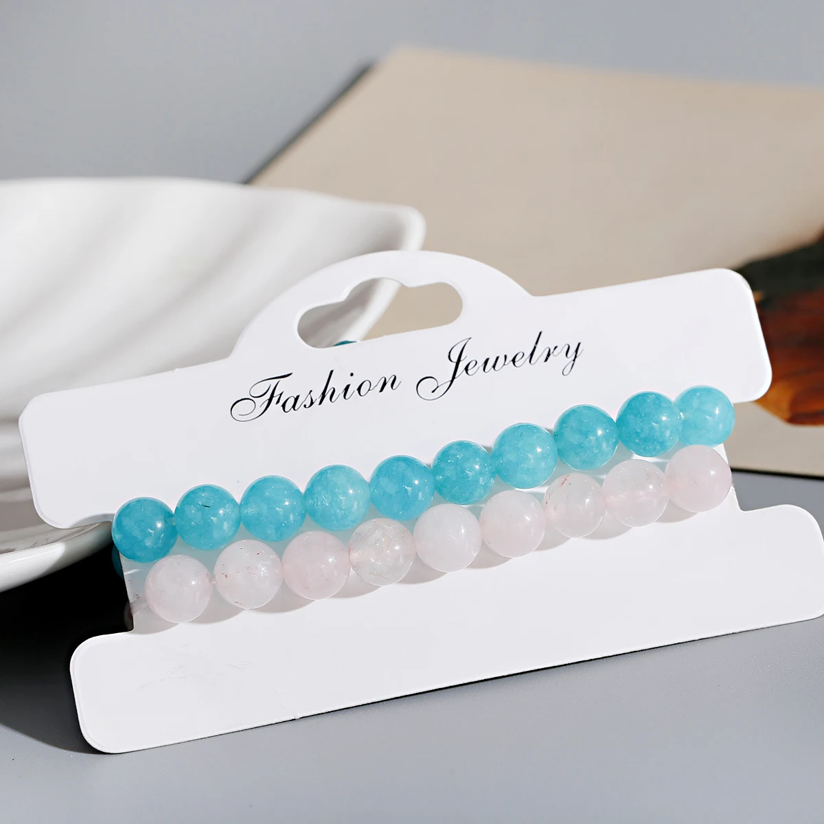 8MM Stone Bead Men Women Natural Pink Agate Blue Aquamarine Bangle Bracelet Set Jewelry, Multi-colors
8MM Stone Bead Men Women Natural Pink Agate Blue Aquamarine Bangle Bracelet Set Jewelry, Multi-colors