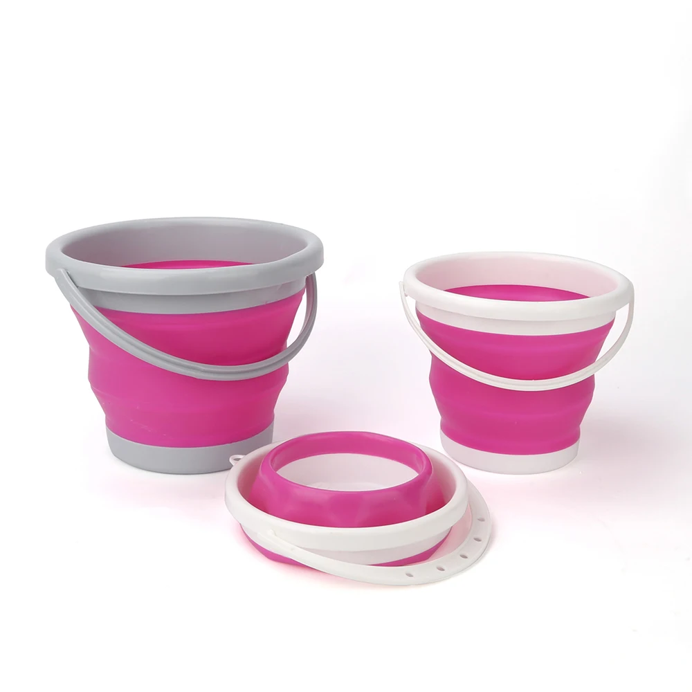 Silicone rubber plastic bucket folding collapsible bucket for outdoor fishing beach home cleaning, Rose red/green/blue other color
Silicone rubber plastic bucket folding collapsible bucket for outdoor fishing beach home cleaning, Rose red/green/blue other color