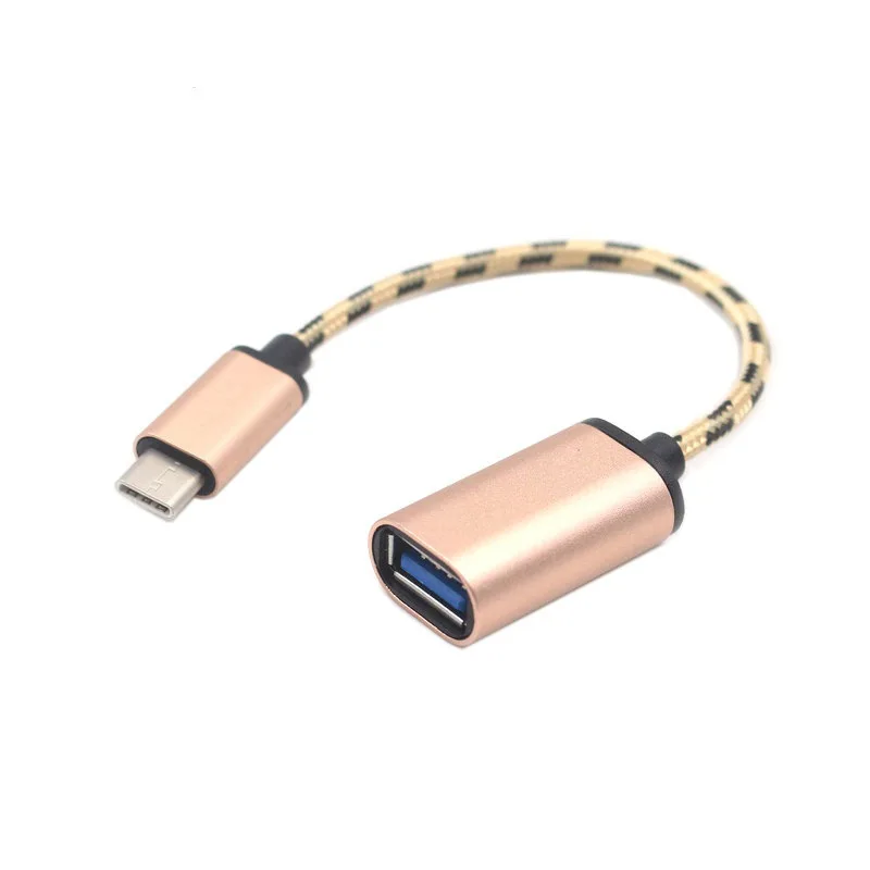USB Adapter Type C OTG Cable USB C Male to USB 3.0 A Female Cable Connector Compatible for MacBook Pro 2019, Gray gold silver
USB Adapter Type C OTG Cable USB C Male to USB 3.0 A Female Cable Connector Compatible for MacBook Pro 2019, Gray gold silver
