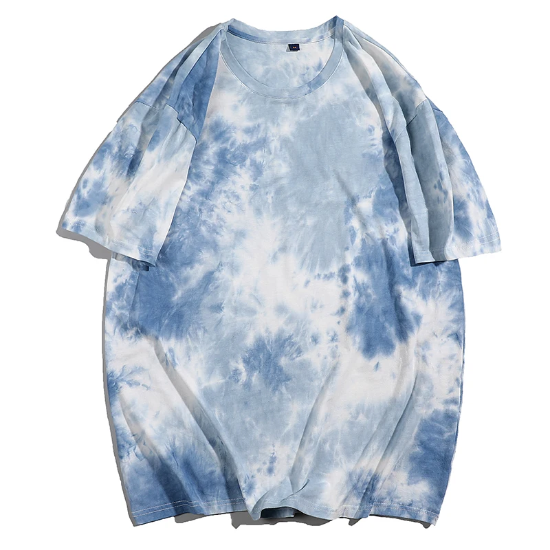 Wholesale Summer Men's High Quality Wear Cotton Hip Hop O-Neck Plus Size Pullover Tie Dye Tshirt
Wholesale Summer Men's High Quality Wear Cotton Hip Hop O-Neck Plus Size Pullover Tie Dye Tshirt