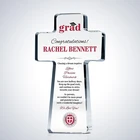 christian gift Crystal cross standing for Religious decoration