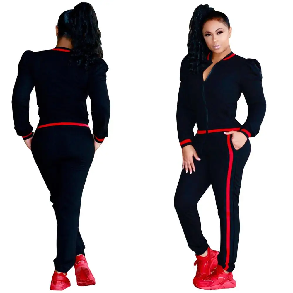 2019 sweatsuits women two piece tracksuit jogging suit
