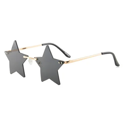Star shape Rimless Sunglasses for women/men Personality pentagram Party glasses Trending Streetwear eyewear
Star shape Rimless Sunglasses for women/men Personality pentagram Party glasses Trending Streetwear eyewear
