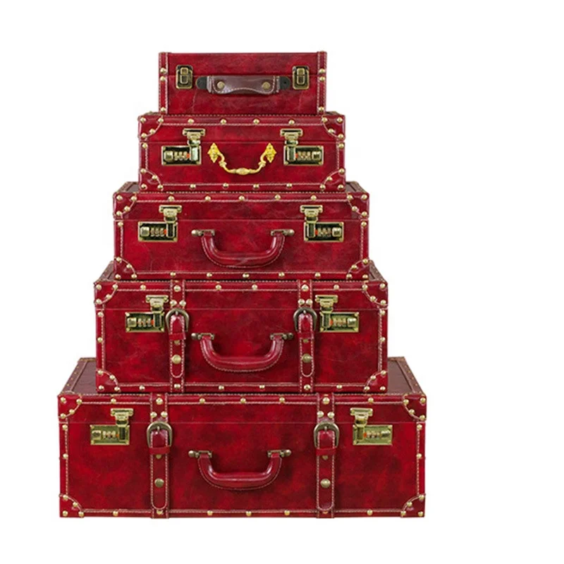 Sharemore Wooden Suitcase Set of 5 Luggage Box Russian Decor Birthday Parties Wedding Leather Suitcase Trunks luggage Set with 5, Multi
Sharemore Wooden Suitcase Set of 5 Luggage Box Russian Decor Birthday Parties Wedding Leather Suitcase Trunks luggage Set with 5, Multi