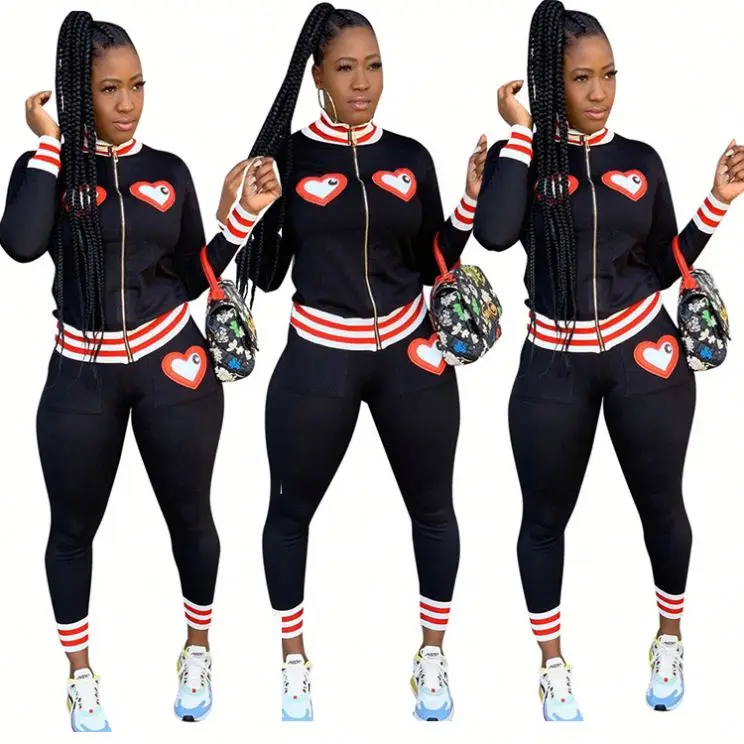 11352NA new style heart pattern stitching ribbon casual fall Clothing Pant Women Two Piece Set 2020
11352NA new style heart pattern stitching ribbon casual fall Clothing Pant Women Two Piece Set 2020