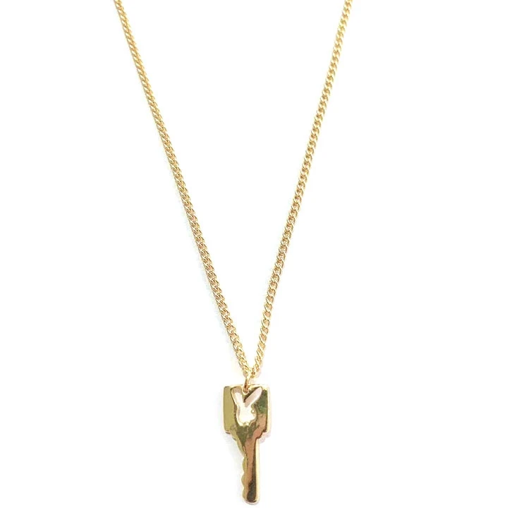 Ins Hot Gold Plated New Cut Out Rabbit Design Lock and Key Pendant Necklace for Girls
Ins Hot Gold Plated New Cut Out Rabbit Design Lock and Key Pendant Necklace for Girls