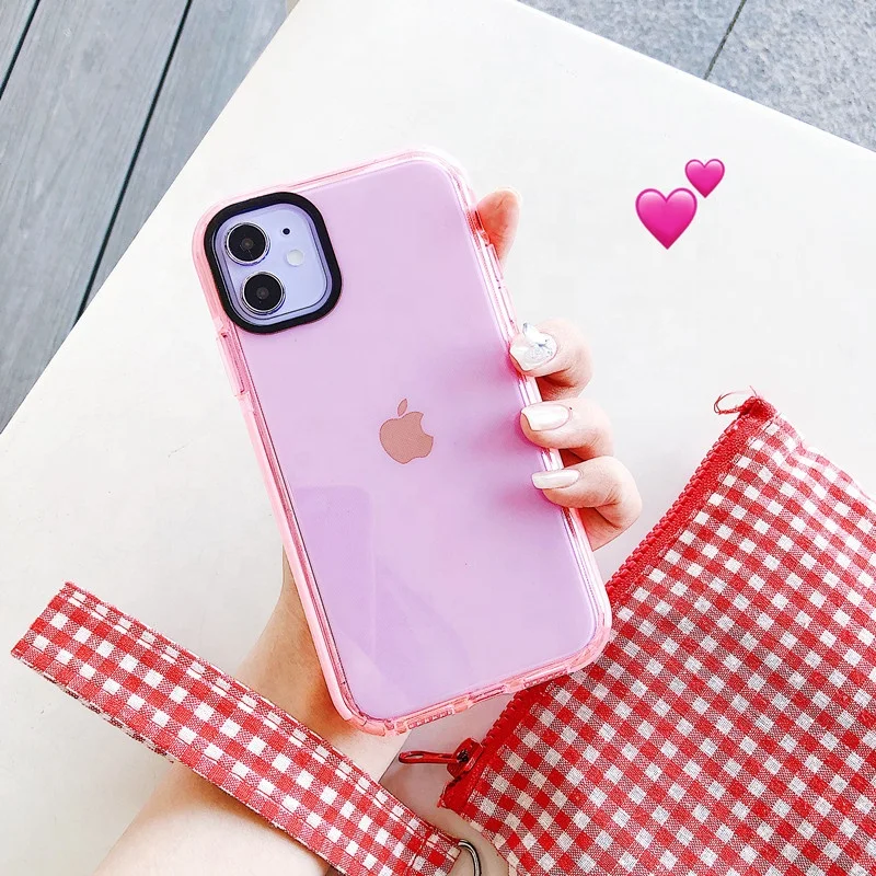 New Shockproof Fluorescent Neon TPU Bumper Phone Case Back Cover For iPhone X 11 12 Pro Max Cases, Multi-color, can be customized
New Shockproof Fluorescent Neon TPU Bumper Phone Case Back Cover For iPhone X 11 12 Pro Max Cases, Multi-color, can be customized