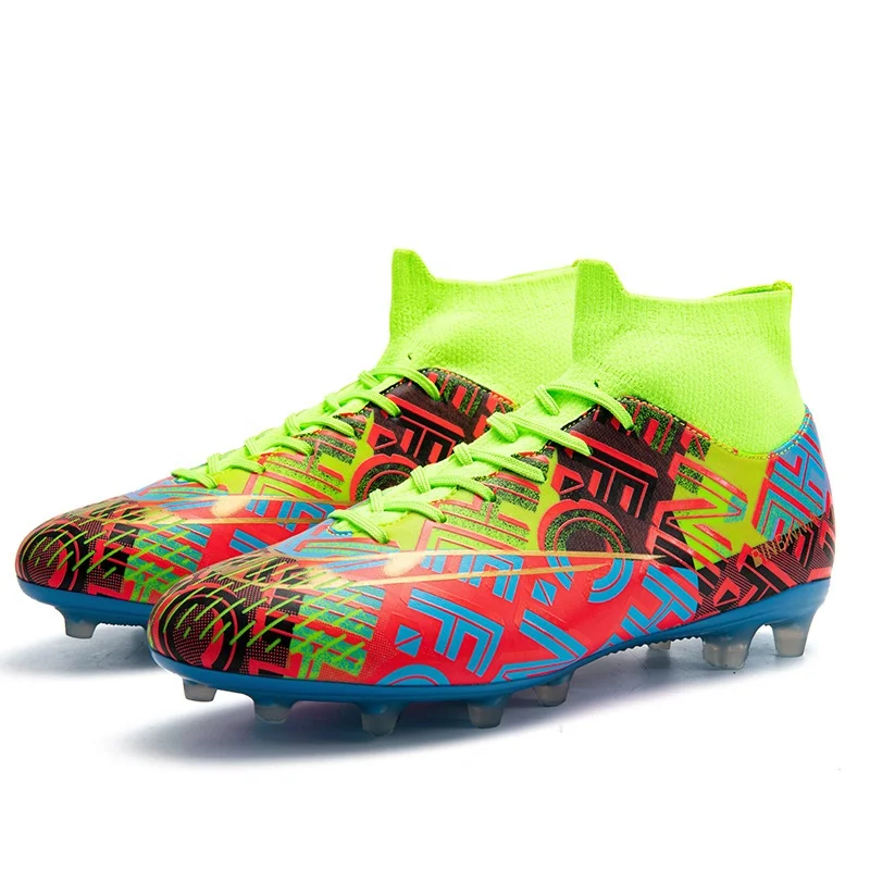 Factory Men Cleats Football Boots High Top Soccer boots Sneakers Breathable Turf Futsal Outdoor Soccer Shoes
Factory Men Cleats Football Boots High Top Soccer boots Sneakers Breathable Turf Futsal Outdoor Soccer Shoes