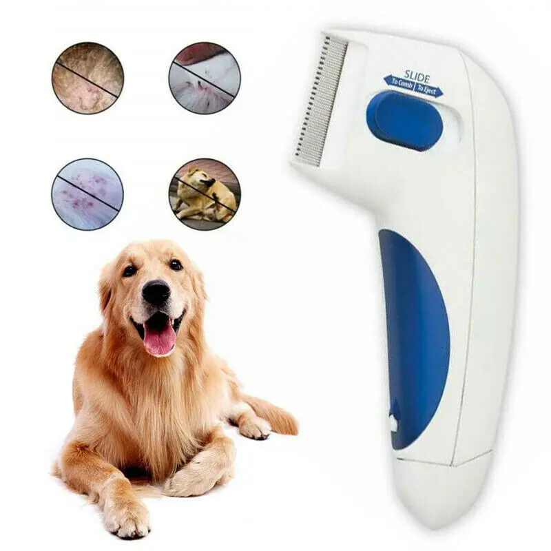 Electric Pet Cleaner Comb Grooming Tools Cleaning Brush Anti Flea Pet Supplies, White
Electric Pet Cleaner Comb Grooming Tools Cleaning Brush Anti Flea Pet Supplies, White