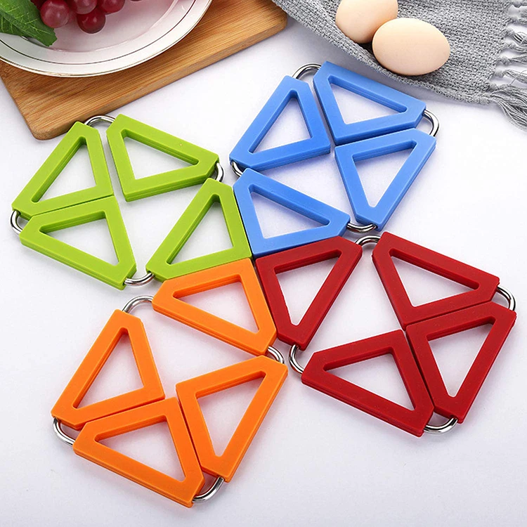 Silicone Trivet Mats Adjustable Size Trivet Collapsible Non Slip Stainless Steel Silicone Heat Resistant Hot Pad
Silicone Trivet Mats Adjustable Size Trivet Collapsible Non Slip Stainless Steel Silicone Heat Resistant Hot Pad