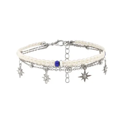 European Summer Beach Multilayer Star Charm Tassel Ankle Bracelet Pearl Bead Tennis Chain Anklet
European Summer Beach Multilayer Star Charm Tassel Ankle Bracelet Pearl Bead Tennis Chain Anklet